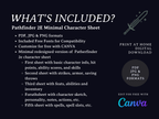 Pathfinder 2e Minimal Character Sheet