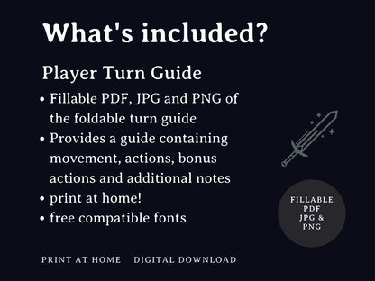 Player Turn Guide (5e)