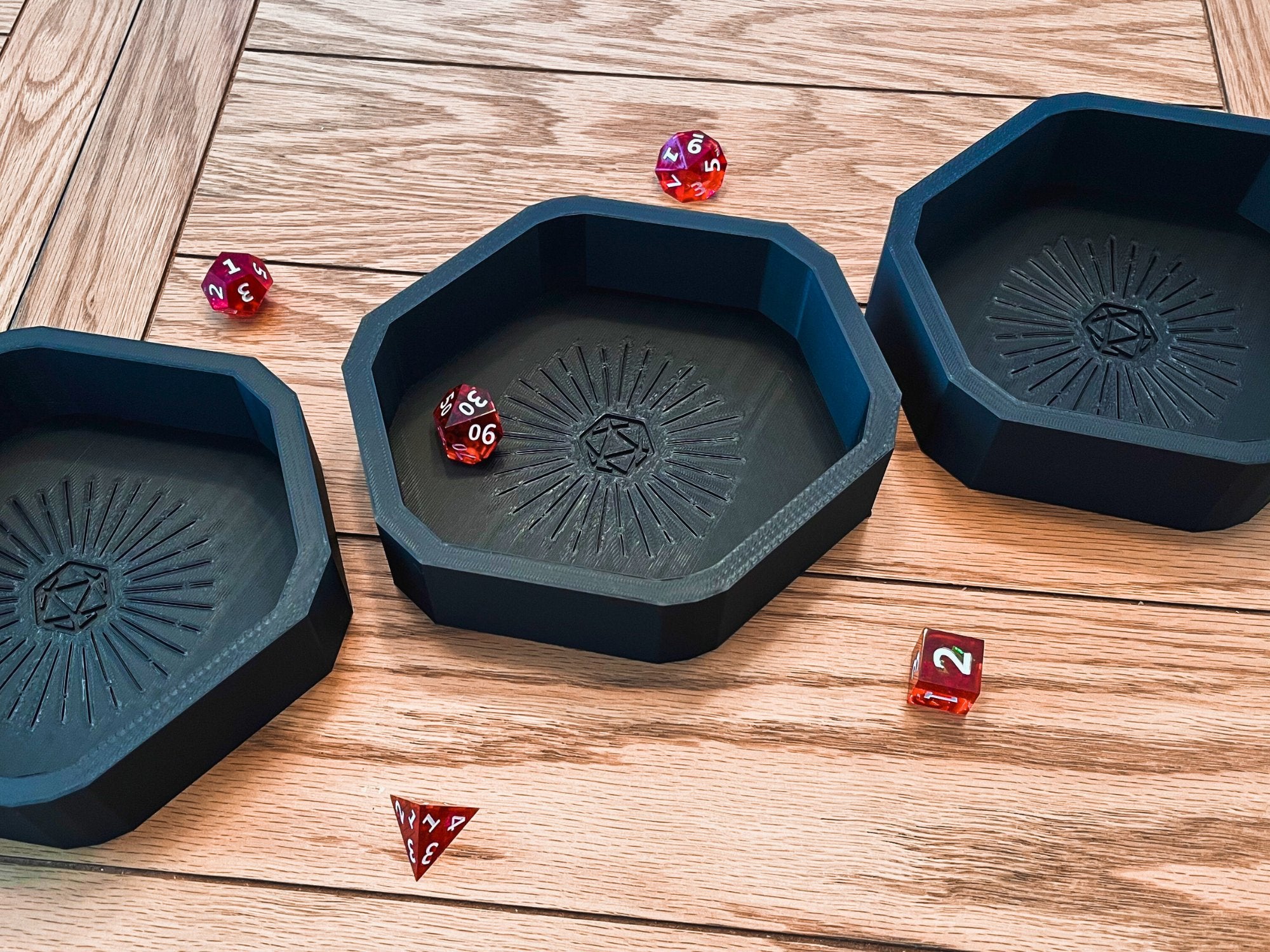 D20 Hexagon Dice Tray