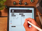 5e D&D Character Journal for Tablets Record of Adventure