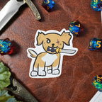 Ninja Dog DnD Sticker