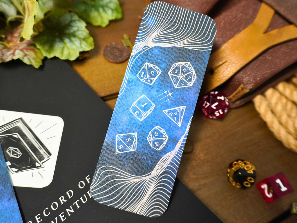 D20 Galaxy Bookmark