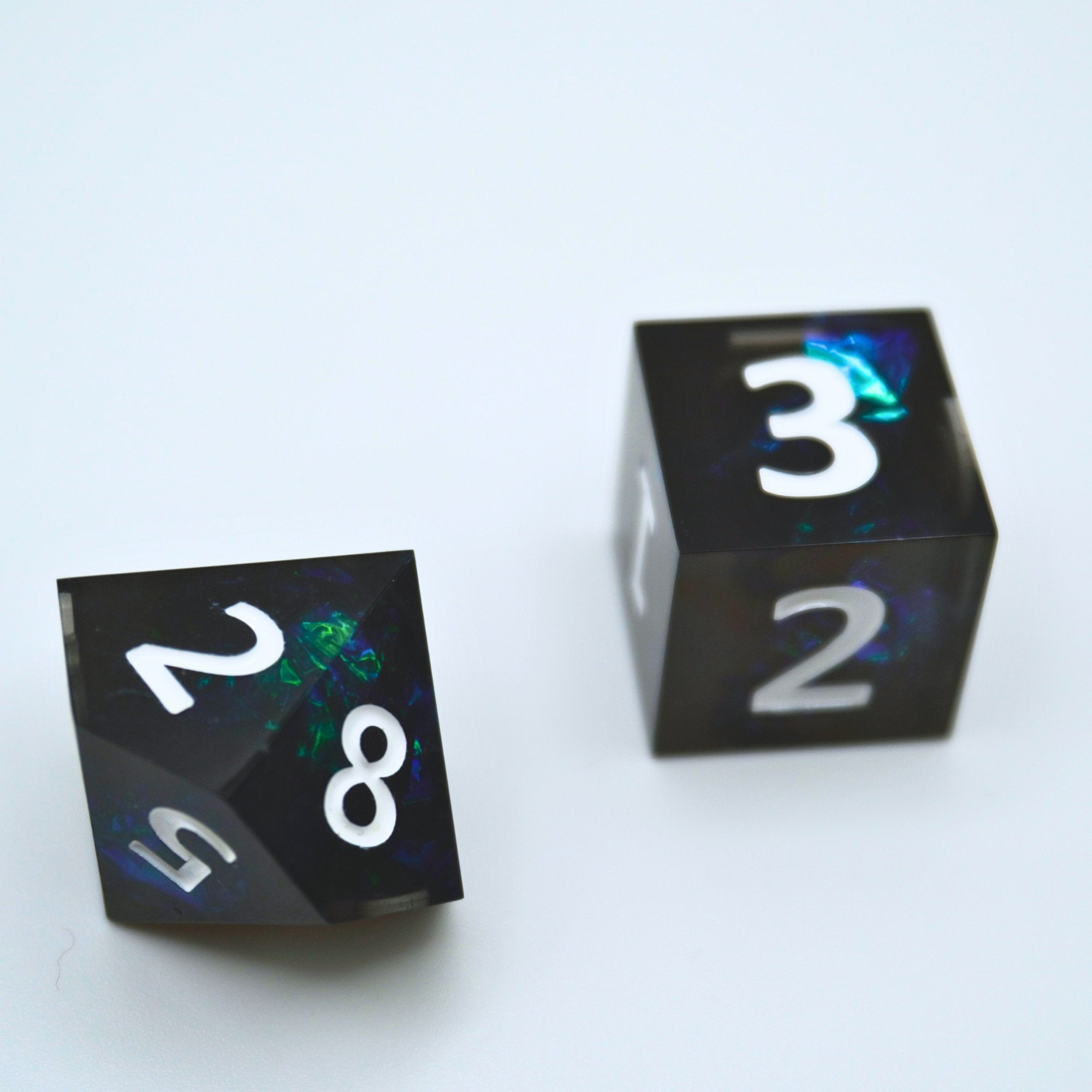 SYLVAN Sharp Edge 7-Piece Polyhedral Dice Set
