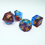 FROSTFLAME Sharp Edge 7-Piece Polyhedral Dice Set