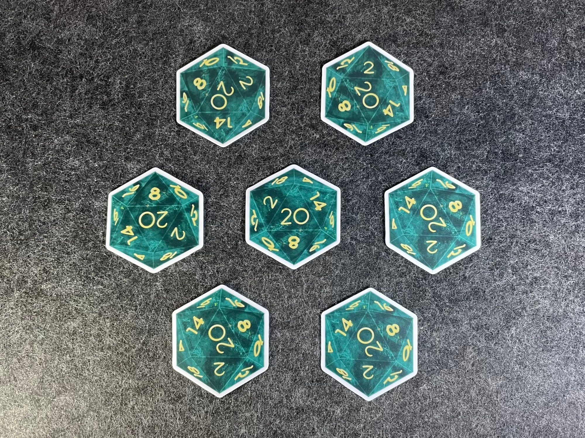 D20 Green Sticker