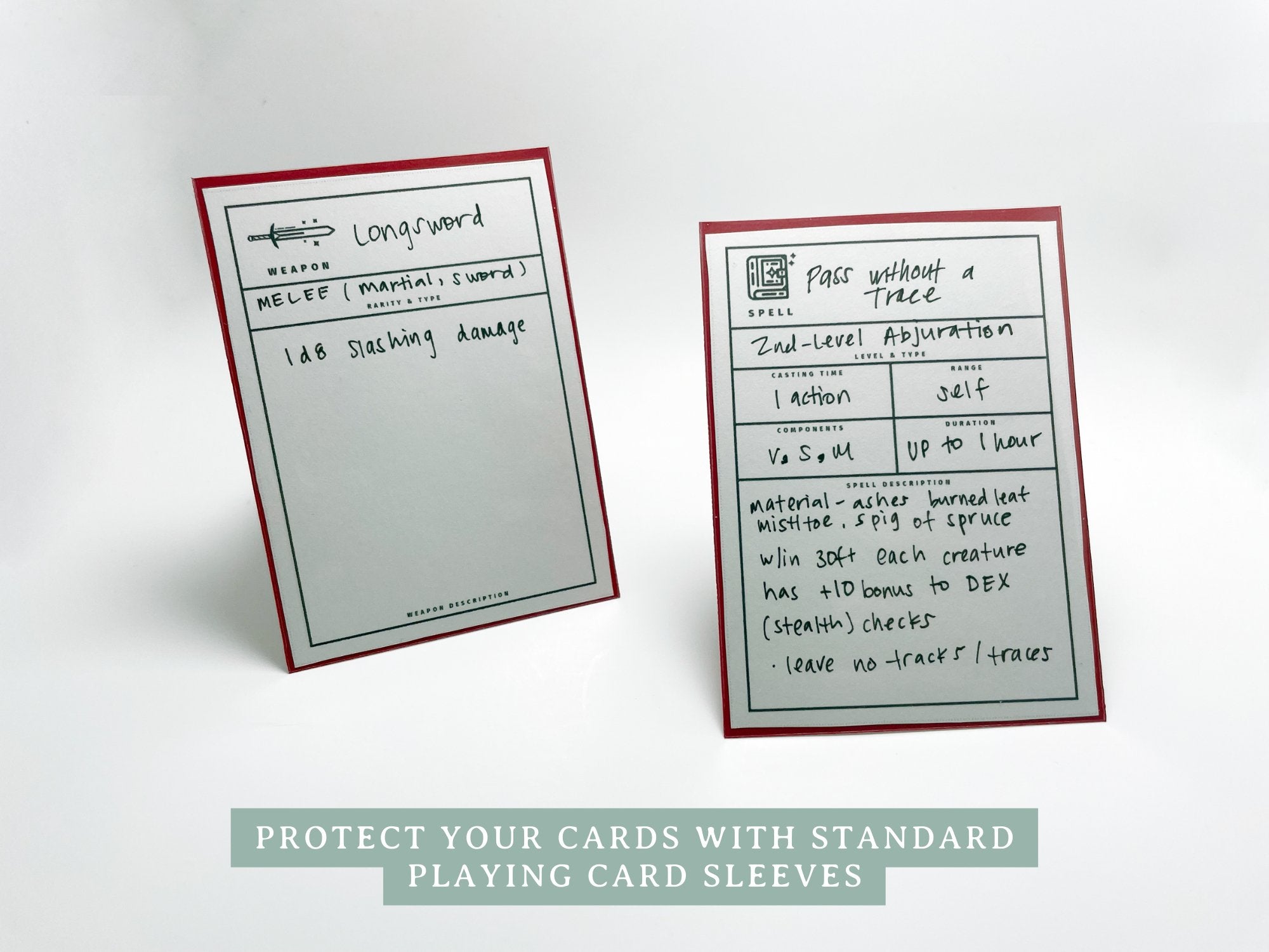 Spell Cards Deck for D&D 5e