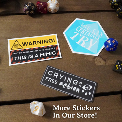 Warning! This is a Mimic Sticker