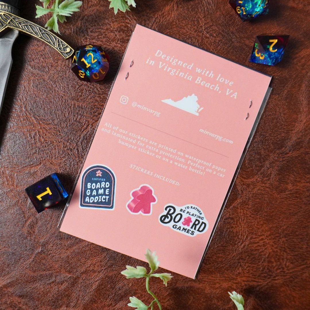 Board Game Sticker Pack