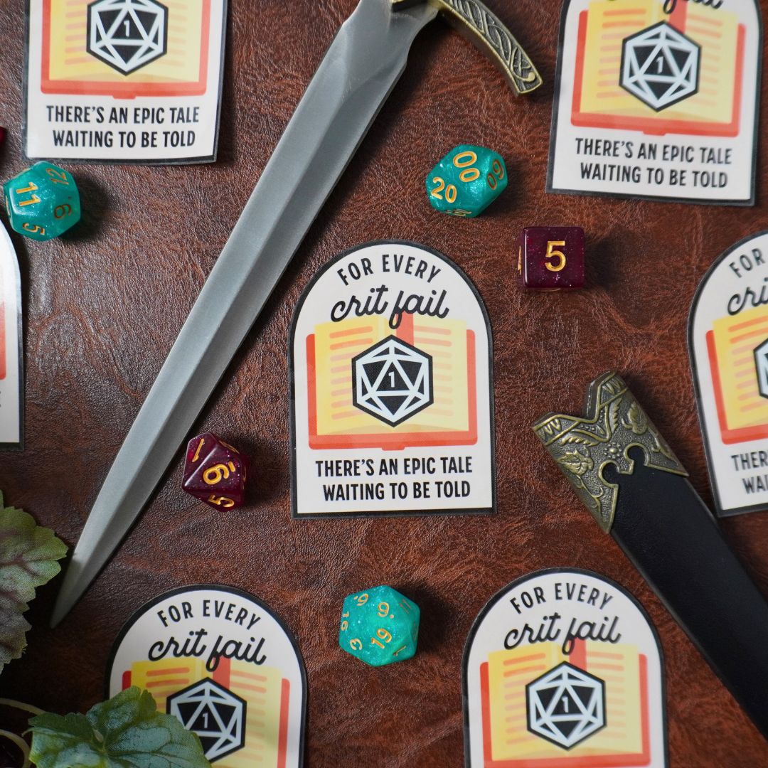 For Every Crit Fail Sticker
