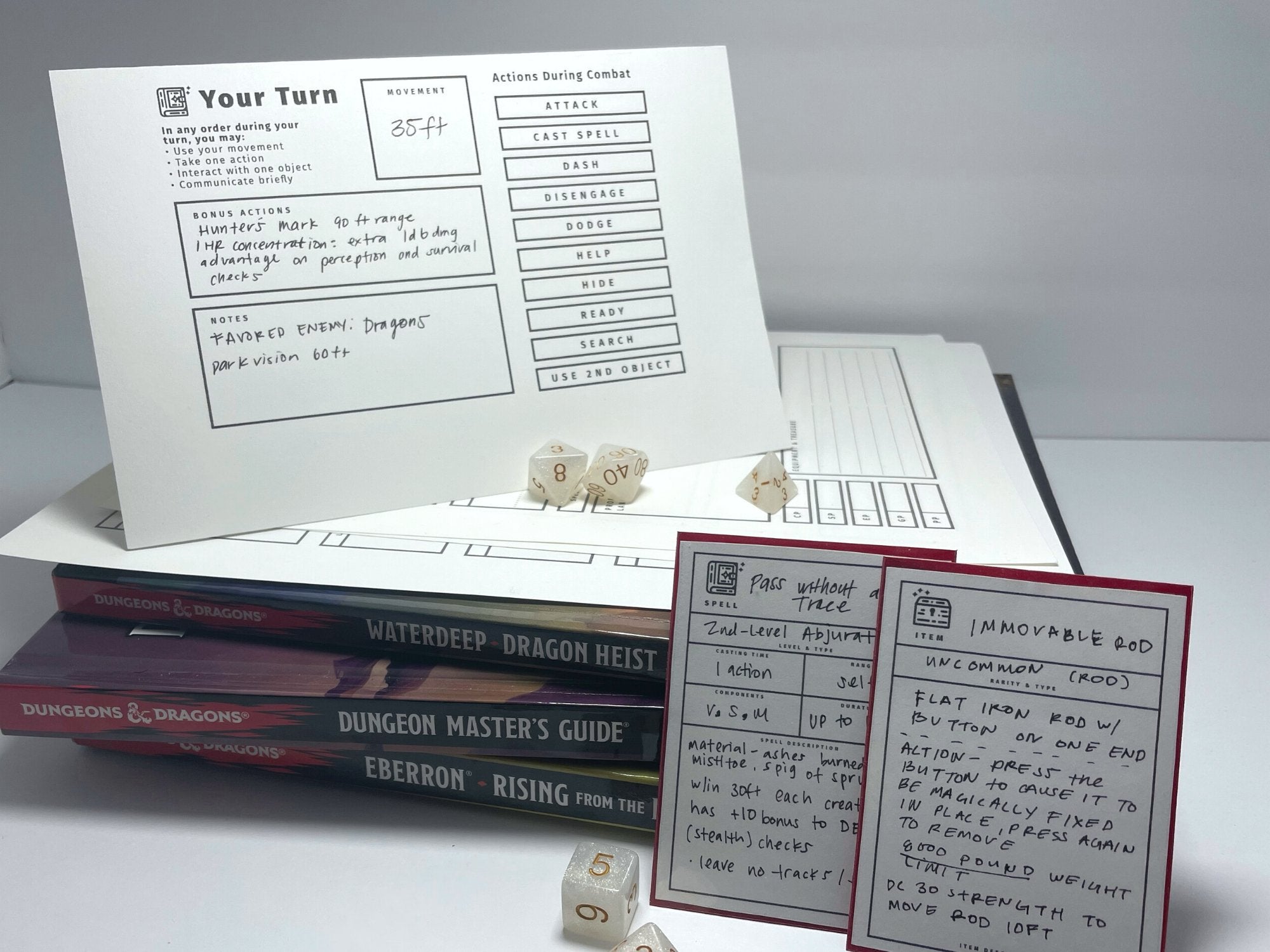 Player Turn Guide (5e)