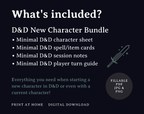 5e New Character Bundle