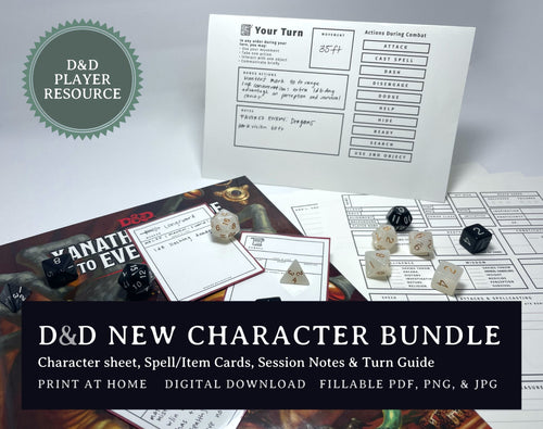 5e New Character Bundle