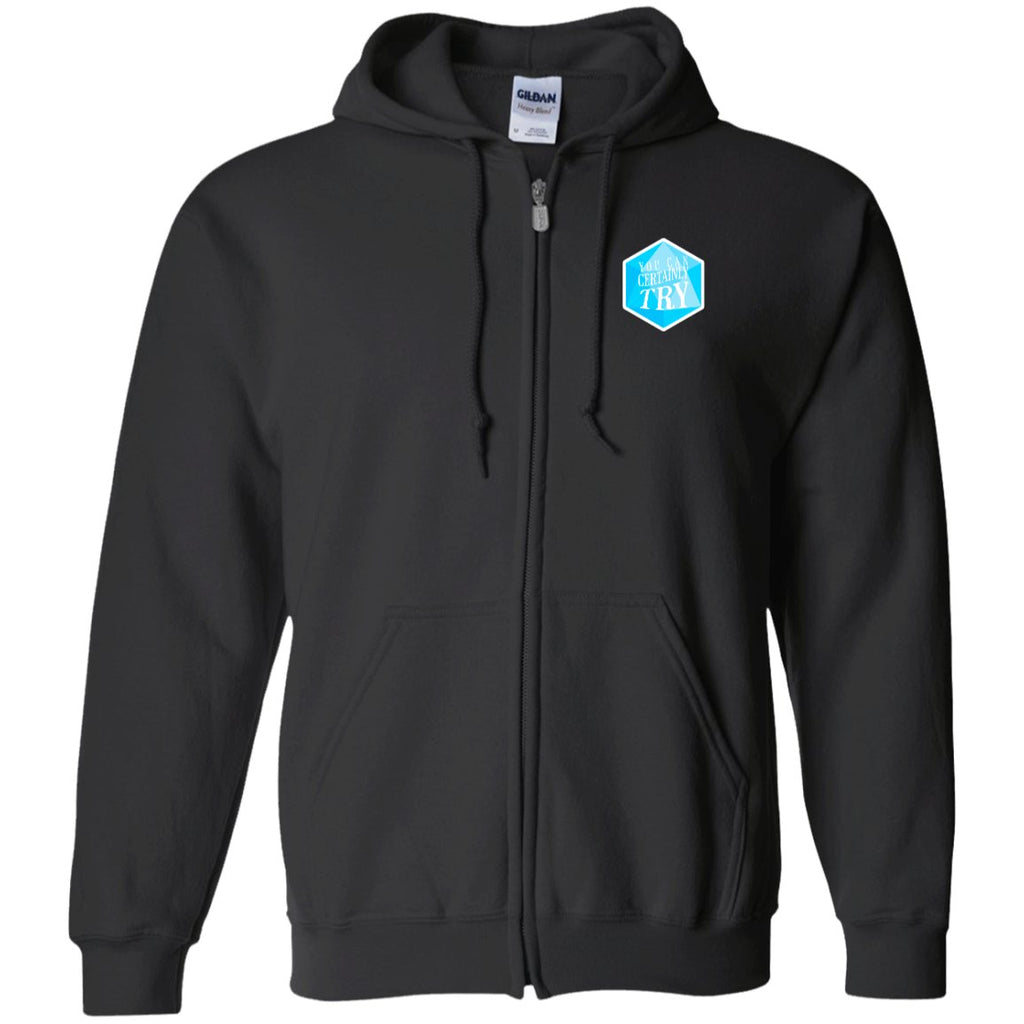 You Can Certainly Try Zip Up Hooded Sweatshirt