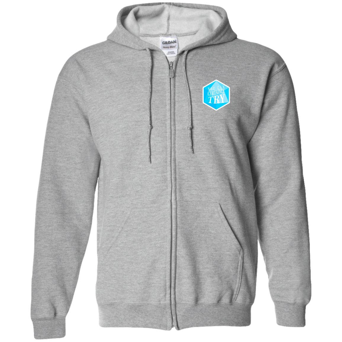 You Can Certainly Try Zip Up Hooded Sweatshirt