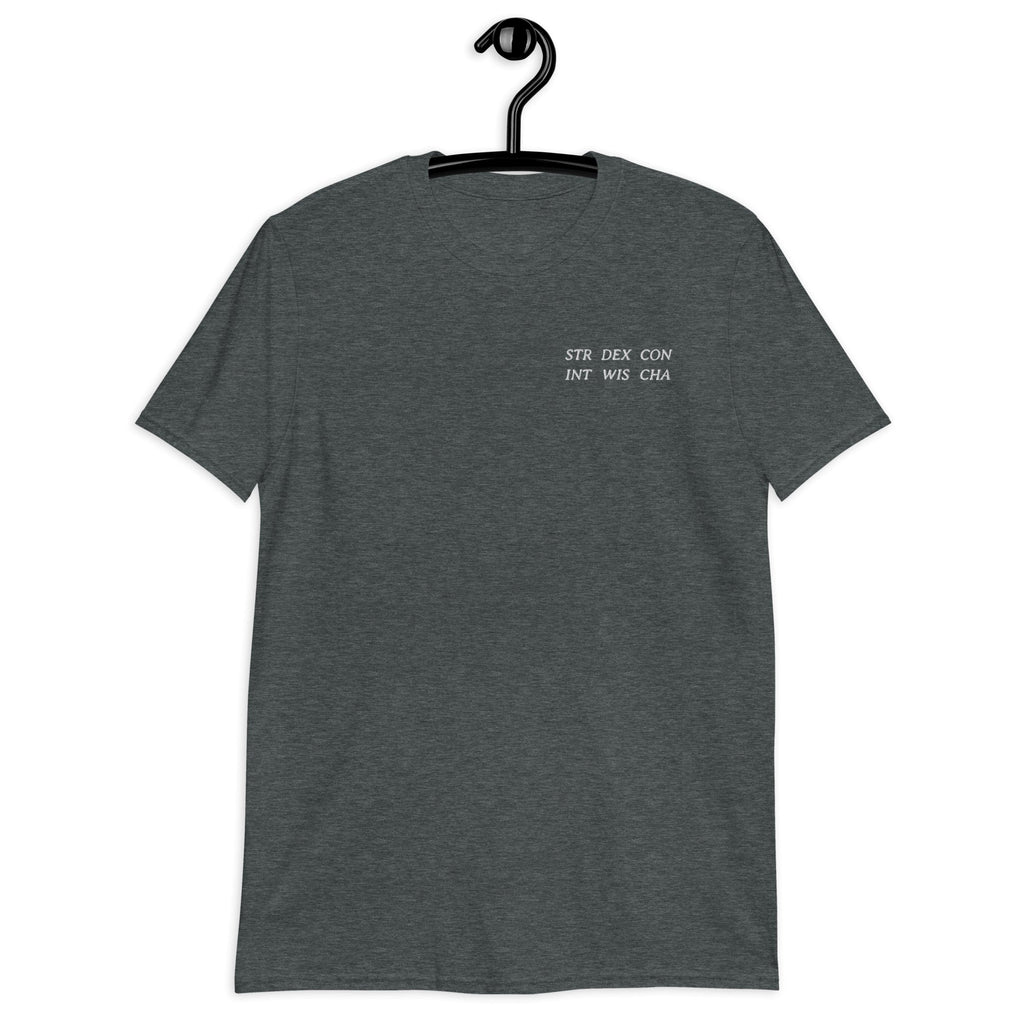 Ability Scores Embroidered Unisex T-Shirt