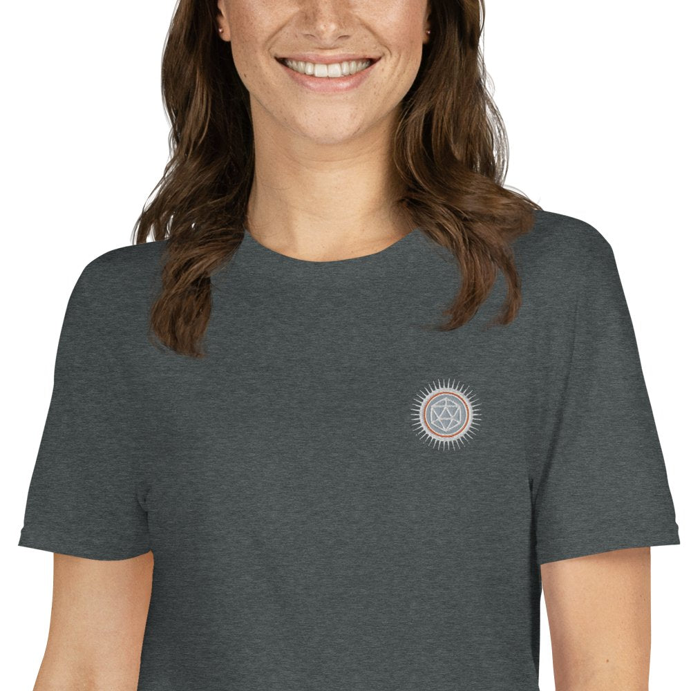 D20 Sun Embroidered T-Shirt