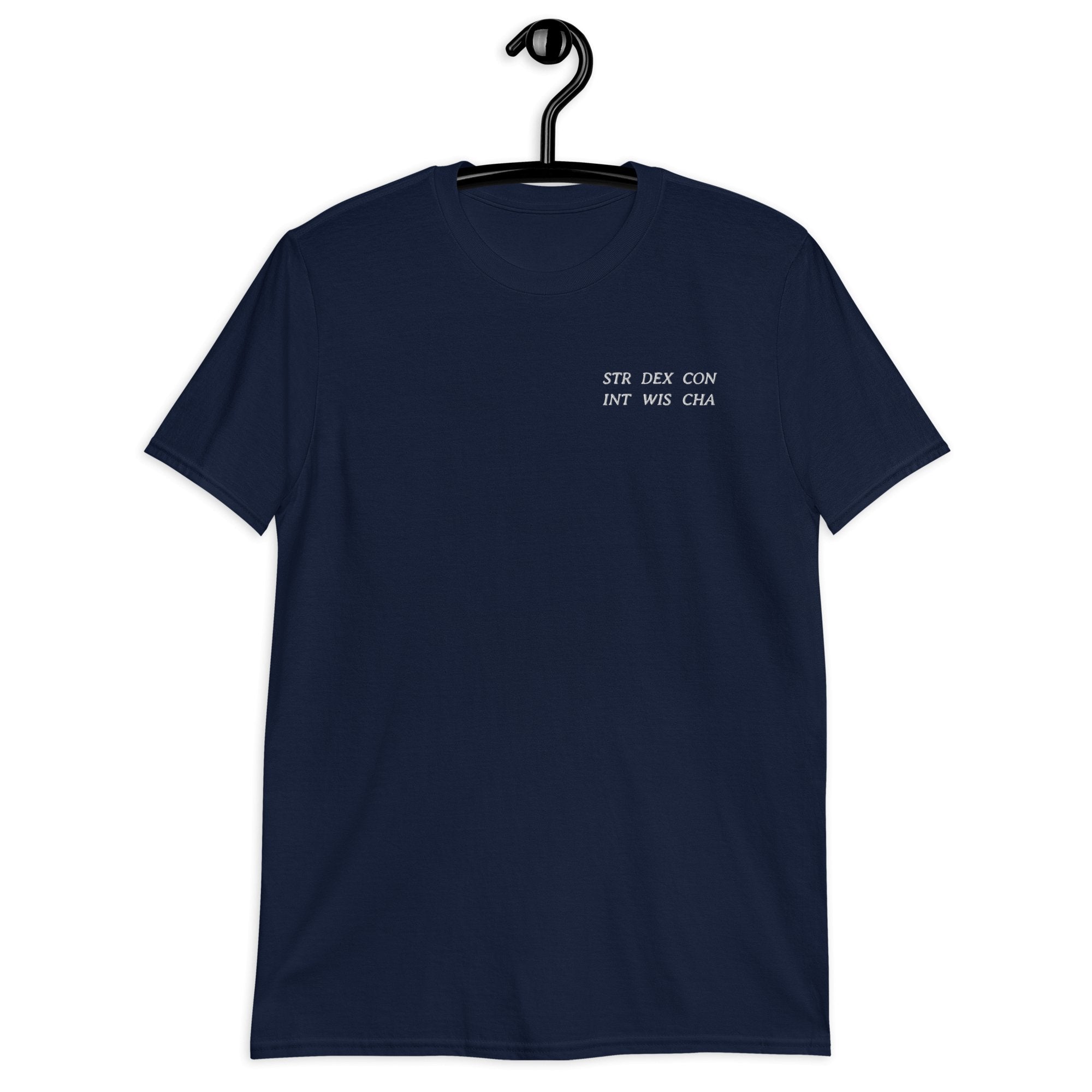 Ability Scores Embroidered Unisex T-Shirt