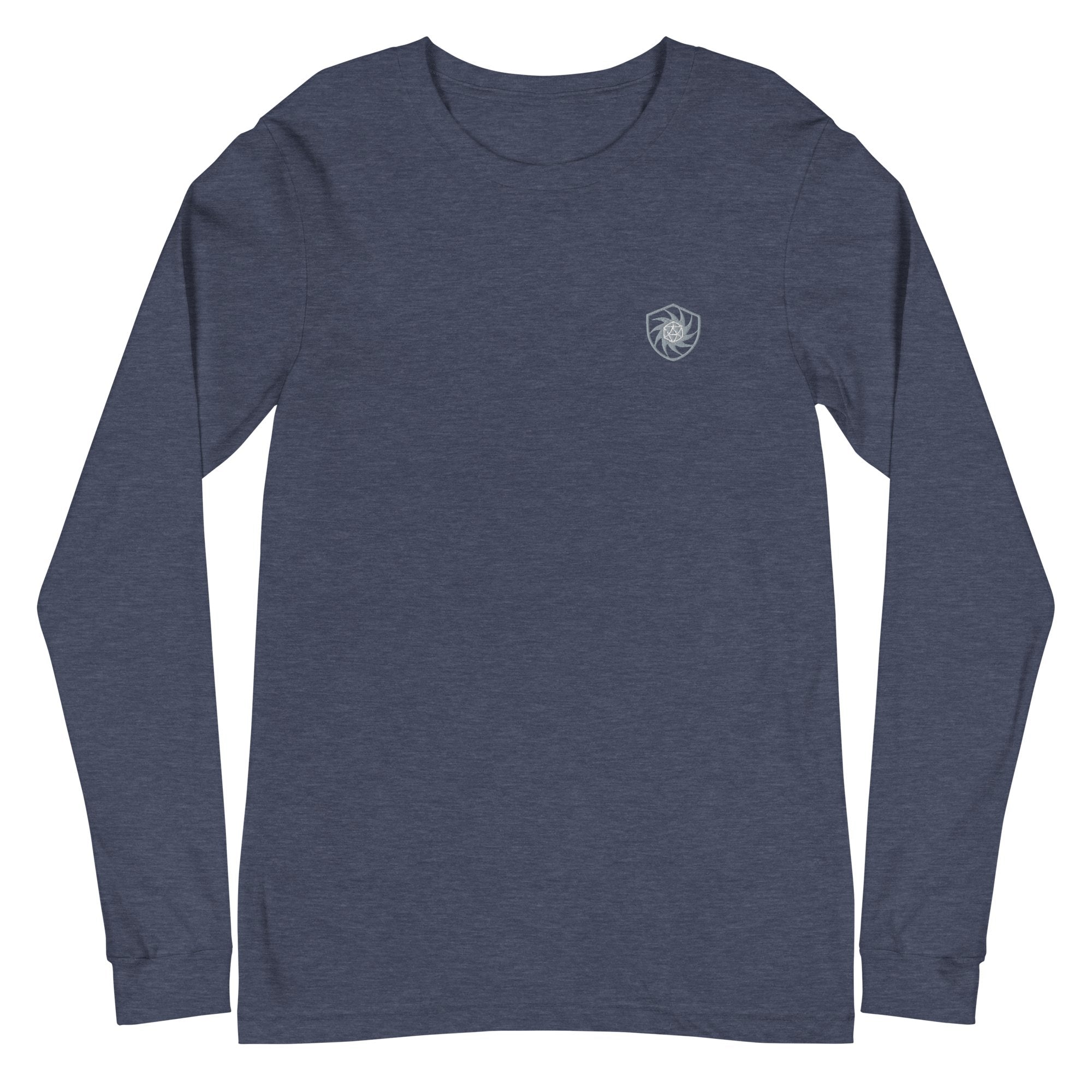 D20 Magic Shield Long Sleeve Tee Embroidered