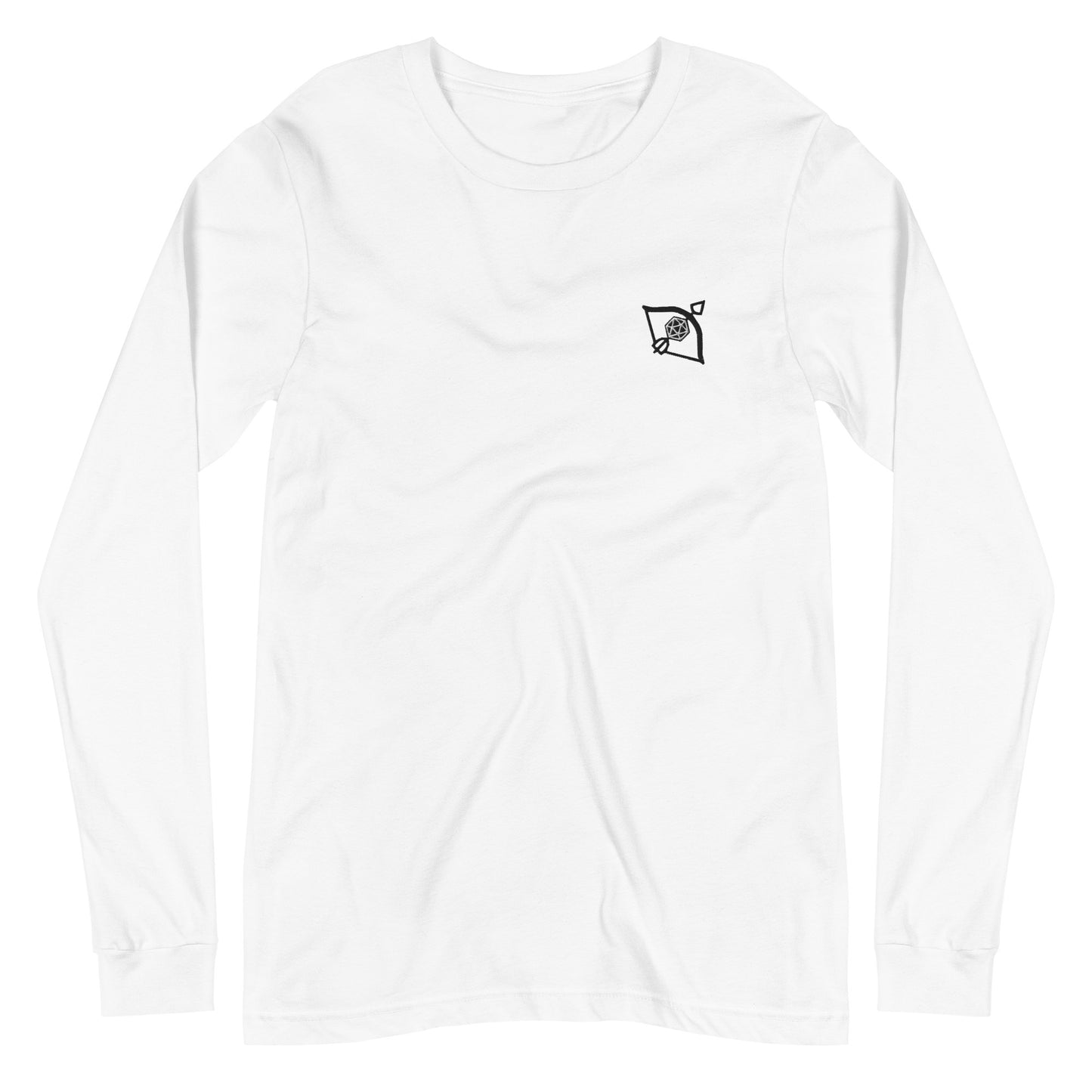 D20 Bow Long Sleeve Tee Embroidered